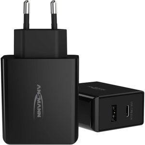 ANSMANN USB-Ladegerät 265PD, 65 W, 3 A, 1xUSB, 1xUSB-C (PD)