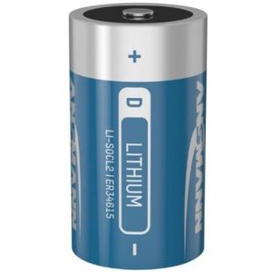 Ansmann Batterij D ANSMANN ER34615 3,6V Lithium thionylchloride (1 Pcs., D, 19000 mAh), Batterijen