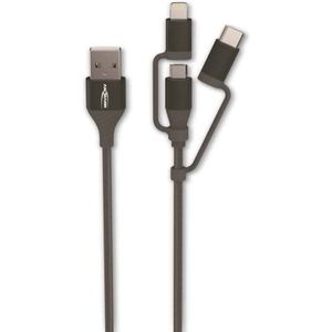 ANSMANN USB 3in1 Daten-/Ladekabel, 120 cm