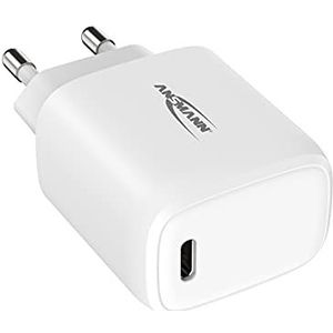 ANSMANN Caricabatterie per iPhone 20 W – Porta USB C con Power Delivery 3.0, compatibile con iPhone 12/12 Mini/12 Pro/12 Pro Max, Galaxy, Pixel 4/3, iPad Pro, AirPods Pro