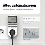 Digitale Tijdschakelklok - Groot LCD-Scherm - 10 Programma's - Uitvalbestendig