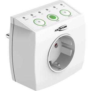 ANSMANN - AES1.3 - Timergestuurd Stopcontact - Wit - Kunststof