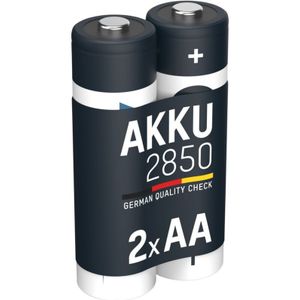Batterie pro AA 2850 mah wiederaufladbar BL - (2 Stück)