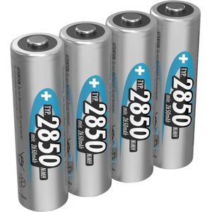 4 ANSMANN Akkus Mignon AA 2.650 mAh