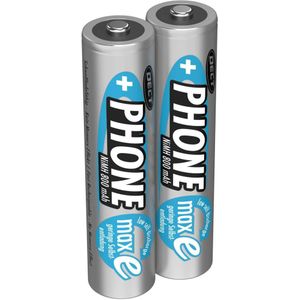 ANSMANN NiMH-Micro-Akku Phone maxE, 800 mAh, 2 Stück