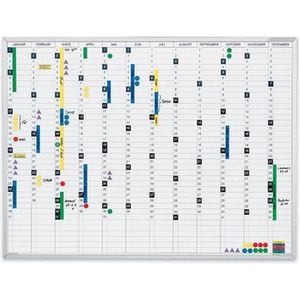 magnetoplan Permanente Jahresübersicht - 900 x 600 mm