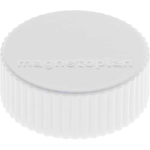 Magnetoplan Magneet Discofix Magnum (Ø x h) 34 mm x 13 mm rond Wit 10 stuk(s) 1660000