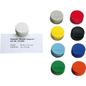 Magnetoplan Magnet Super Ø 34 mm weiß - 16 600 00