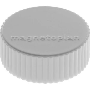 Magnetoplan Magneet Discofix Magnum (Ø x h) 34 mm x 13 mm rond Grijs 10 stuk(s) 1660001