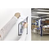 magnetoplan magnetofix-Sichtfenster A4 - 5er Pack schwarz
