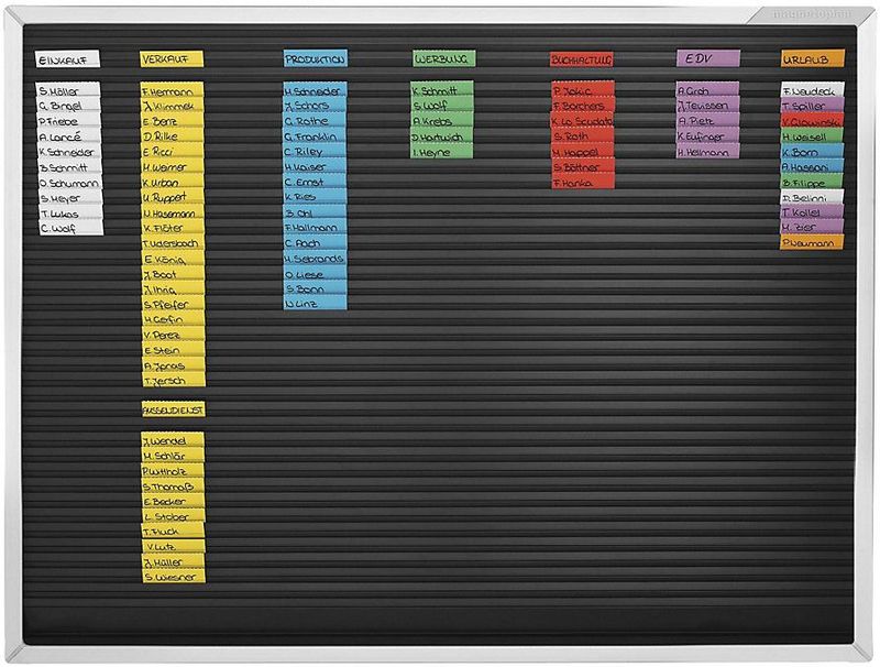 magnetoplan Steckplaner - 38 Bahnen, 660 x 498 mm