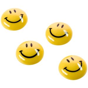 Magnetoplan Magnet Smilies 16673 40mm gelb 4 Stück