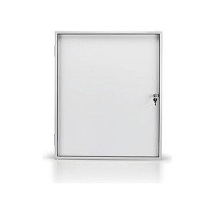 Magnetoplan Schaukasten SP 1215000 61x75cm 4xDIN A4 Aluminium weiß