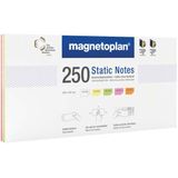 Magnetoplan, Presentatie accessoires, Statische notities, 200x100 mm, 250 stuks assorti