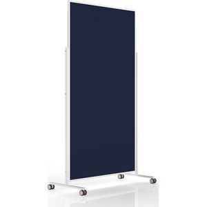 magnetoplan Designpresentatiebord VarioPin, bordformaat 1800 x 1000 mm, vilt, donkerblauw