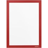 Info-frame magnetofix, zelfklevend, A4, rood, 2 stuks