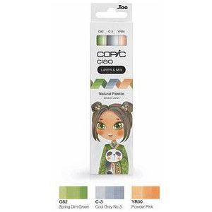 Copic Ciao Layer & Mix Pen Set van 3 natuurlijke palletmarkers, kunst, handwerk, kleuren, grafisch, markeerstift, design, manga manga manga