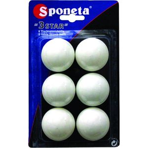 Sponeta Tafeltennisballen 3 ster