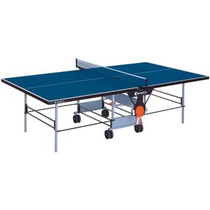 Sponeta® S3-47e Tafeltennistafel Outdoor - Pingpongtafel voor Buiten - Blauw - Inklapbaar - Inclusief tafeltennisnet en 2 batshouders - 5mm Weerbestendig blauw speelblad - 10 Jaar garantie - Made in Germany
