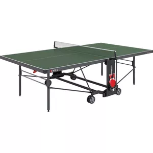 Tafeltennistafel outdoor indoor opvouwbare draagbare tafeltennistafel, 152 x 76 x 76 cm, inclusief net, 2 batjes en 3 ballen Tafeltennistafel outdoor indoor opvouwbare draagbare tafeltennistafel, 152 x 76 x 76 cm, inclusief net, 2 batjes en 3 ballen