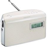 GRUNDIG, Digitale RDS FM-radio, DAB+, telescopische antenne, automatische voorinstellingen + 20 directe toegang, batterijen/netvoeding, lcd-display, dubbel alarm, wek- en slaapfunctie