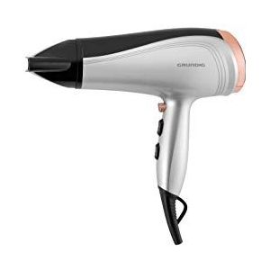 Grundig HD4880 Hair Droger Ionic, 2500 W, Zwart-Zilver-Roségoud