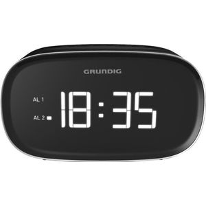 Grundig Sonoclock 2000 wekker met FM-tuner, zwart