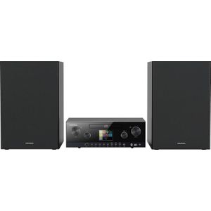 Grundig CMS 5000 BT DAB+ WEB - Microsystem - 2 x 50 Watt - Schwarz