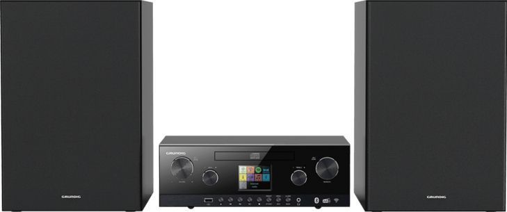 Grundig CMS 5000 BT DAB+ WEB Microanlage (Digitalradio (DAB), Internetradio, 100 W)