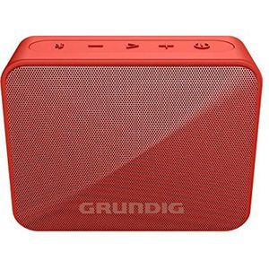 Grundig GBT Solo Red Bluetooth-luidspreker, 30 meter bereik, meer dan 20 uur speeltijd