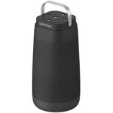 GRUNDIG BT Speaker Connect 360, Bluetooth-luidspreker, muziekbox, 360°-geluid, tot 30 m bereik, batterijduur tot 20 uur, LED-batterij-indicator, laadstation, microfoon, zwart, zwart