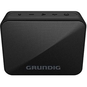 Grundig Solo+ Black Bluetooth-luidspreker, 3,5 W, RMS, 30 m bereik, meer dan 20 uur speeltijd, Bluetooth 5.3, spatwaterdichte behuizing (IPX5), zwart