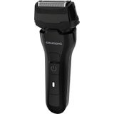 GRUNDIG MS 6330 Rasoir pour homme 60 minutes de temps de fonctionnement, tondeuse à cheveux longs pliable, système de coupe 3 positions, boîtier en plastique recyclé 74% de plastique recyclé,