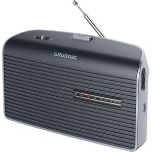 Grundig Music 60X, Portable, Analog, 1 W, Black, LR14, 1.5 V