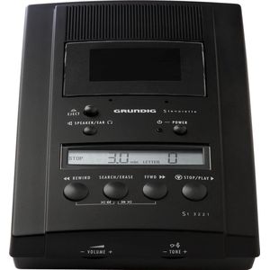 Grundig - Stenorette St 3221 - Dictafoon - Zwart