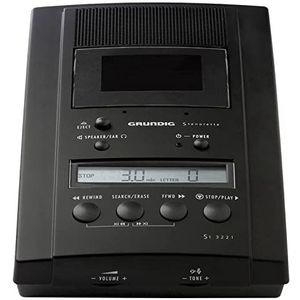 Grundig ST3221 - Steno-Afspeelapparaat - Zwart - Professioneel