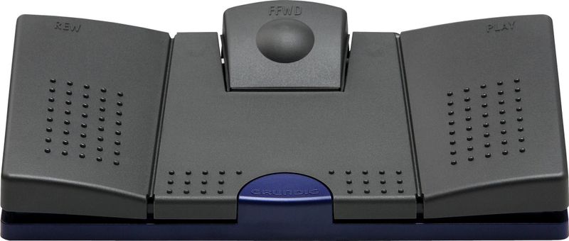 Grundig GZT5400 USB Voetschakelaar - 3-posities - Model: 540 - USB - Zwart