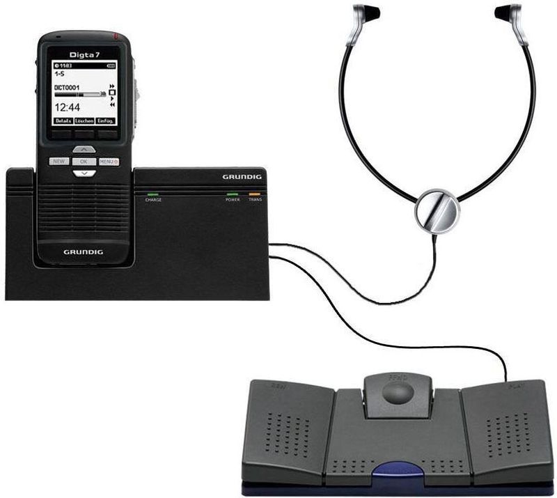 Grundig Digta 7 Stand-Alone Kit Intern geheugen & flash-kaart Zwart