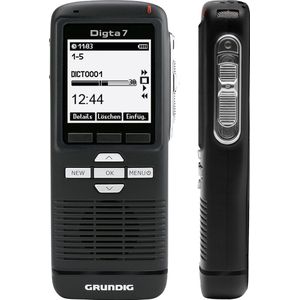 Grundig - Digta 7 - Digitaal Dicteerapparaat - Handdicteerapparaat - Inclusief Dicteersoftware