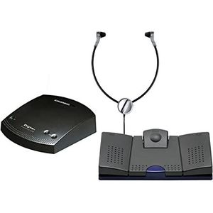 Digta Premium Kit 568 (KDC5672-12), Soundbox 830, hoofdtelefoon en voetschakelaar met dicteersoftware