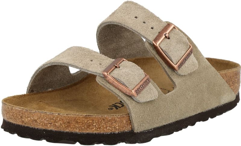 Birkenstock - Arizona - Pantoffels - Taupe - Suède