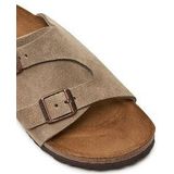 Birkenstock - Zürich - Slippers - Beige - Suède