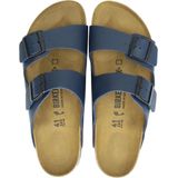 Birkenstock ARIZONA BF BLUE - Dames slippers - Kleur: Blauw - Maat: 37