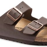 BIRKENSTOCK Arizona Birko-Flor sandalen voor heren, brede slippers, bruin, 44 EU