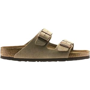 BIRKENSTOCK - Arizona Slippers - Taupe - Suède - Unisex