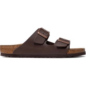 BIRKENSTOCK - Arizona - Muiltjes - Donkerkastanje - Synthetisch Materiaal
