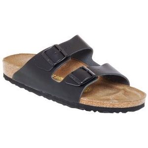 Birkenstock - Arizona - Slippers - Zwart - Natuurleer