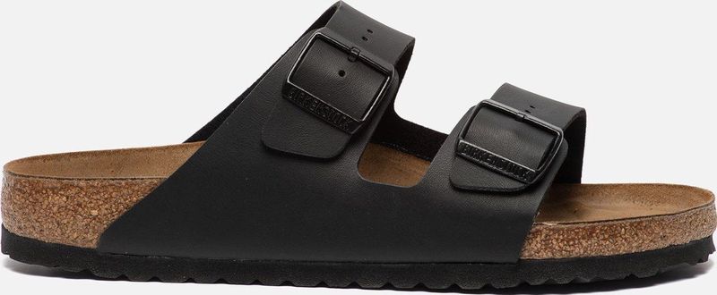 Birkenstock - Arizona - Slippers - Zwart - Synthetisch Materiaal