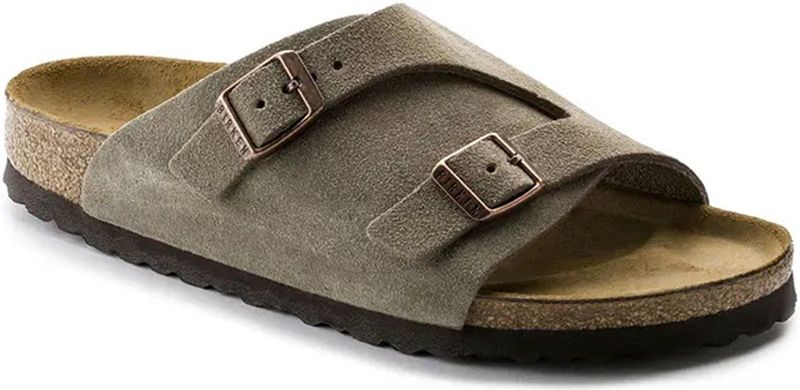 Birkenstock - Zurich - Slipper - Taupe - Suède - Regular