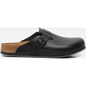 Birkenstock Clog Boston Super Grip, Naturleder, weiß, Weite schmal, Größe 38